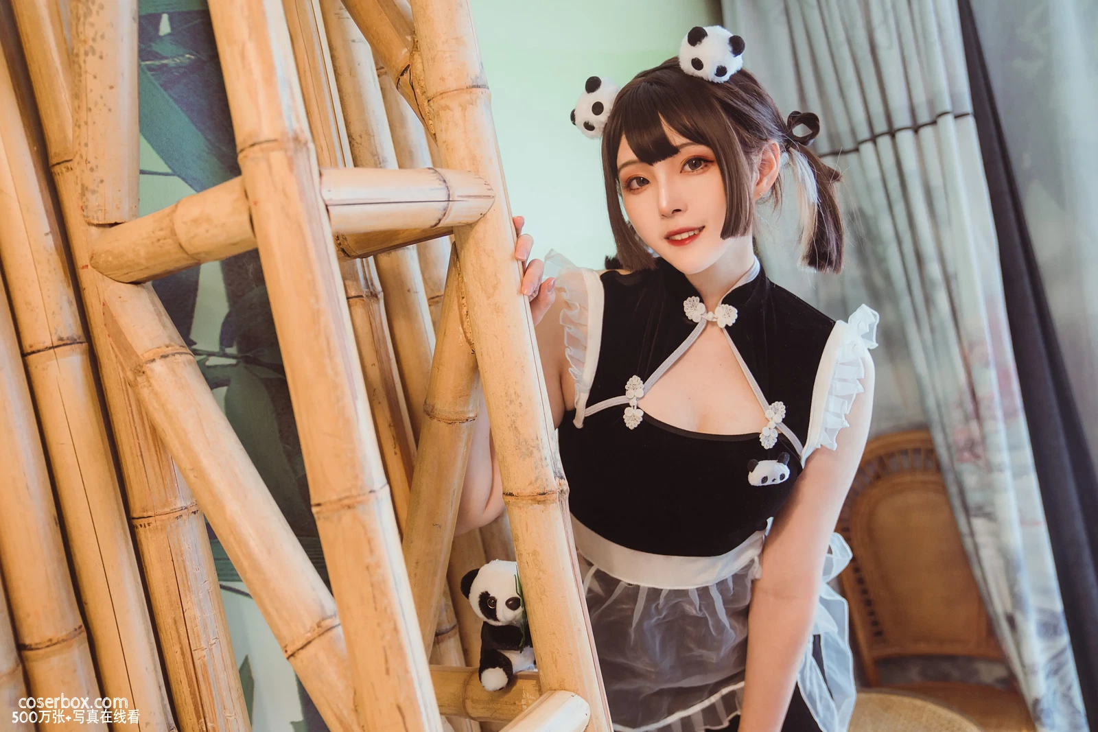 Natsuko夏夏子 2024.08.17 熊猫女仆 - 在线看可下载原图