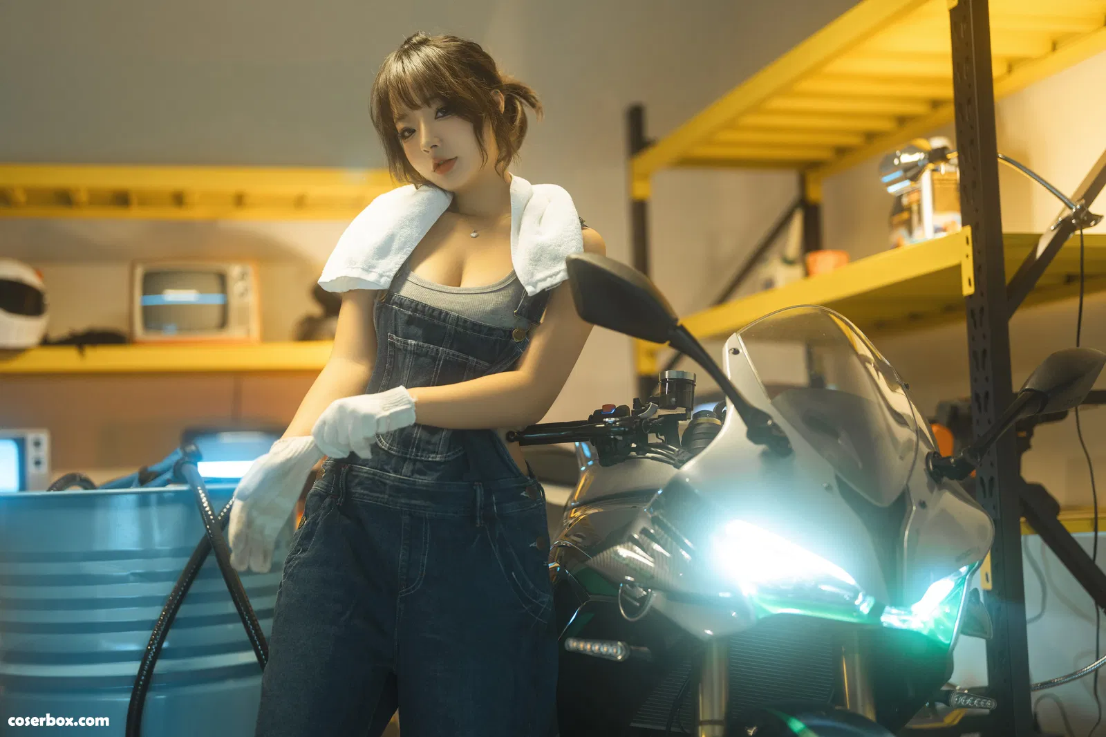 Yuuhui玉汇 2024.09.06 机车维修站 Moto Mechanic Babe - 在线看可下载原图