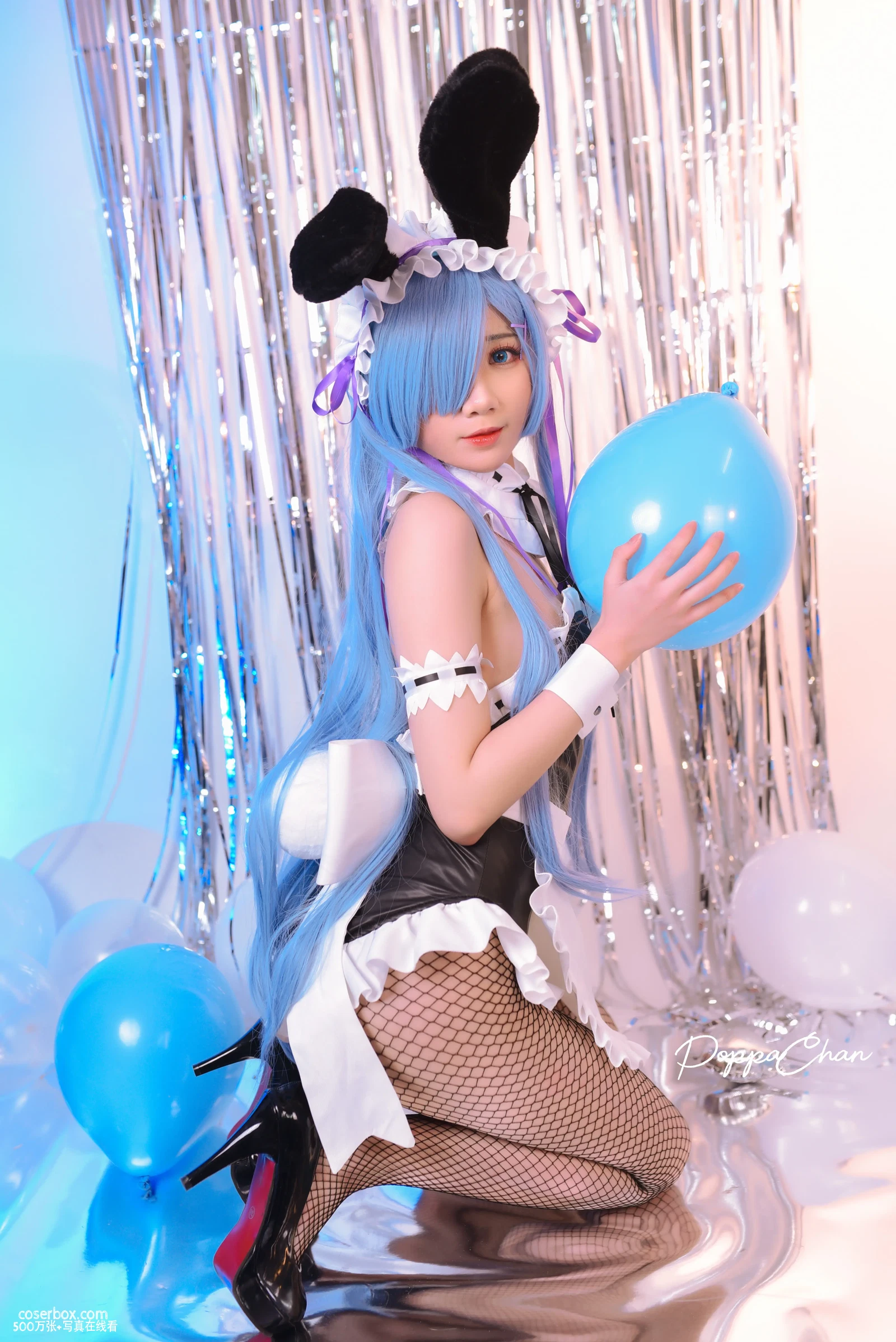PoppaChan 2024.09.06 Rem Bunny 蕾姆兔女娘 - 在线看可下载原图