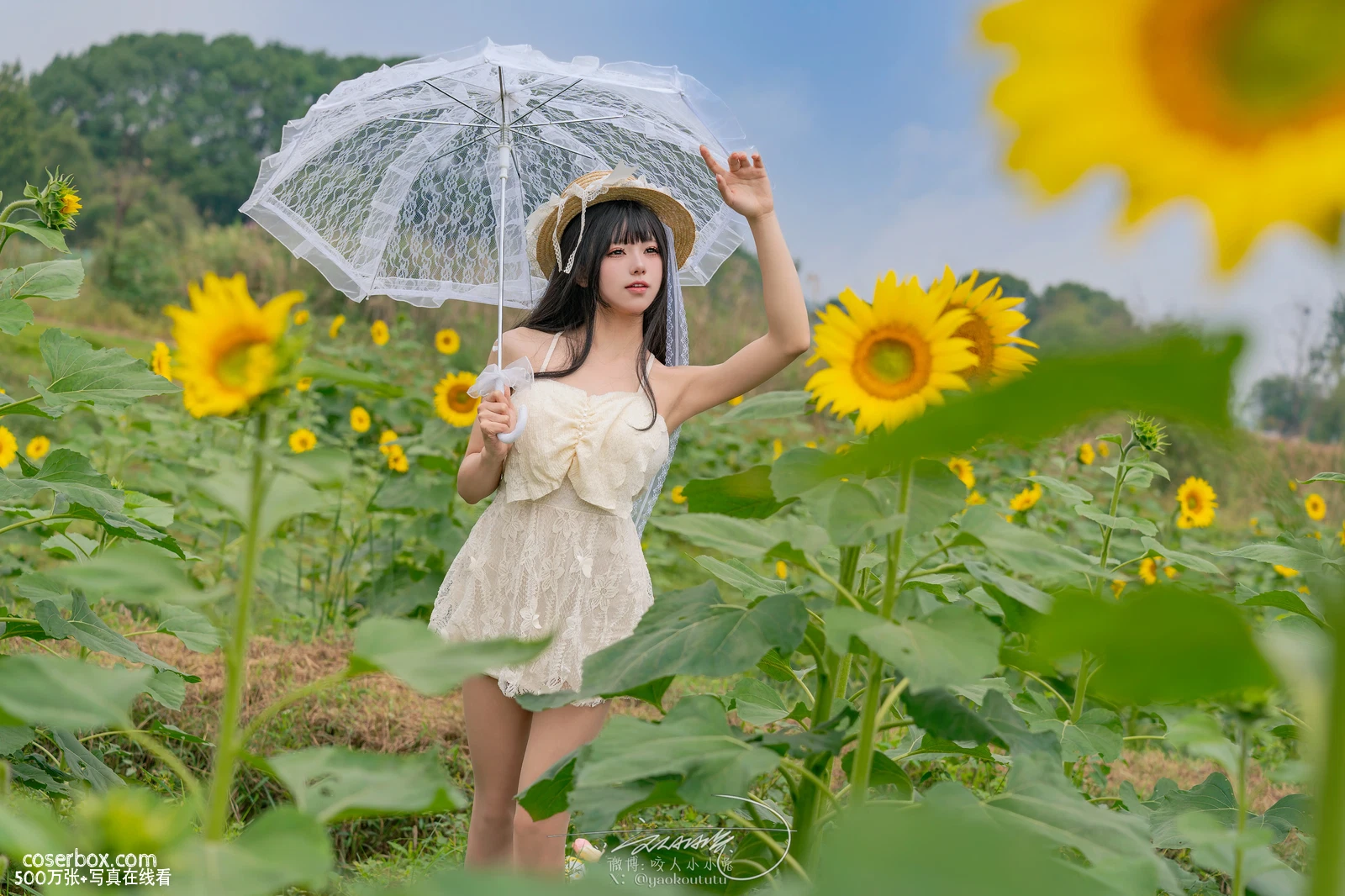 黏黏团子兔 2024.09.30 7月作品『夏の葵』 - 在线看可下载原图