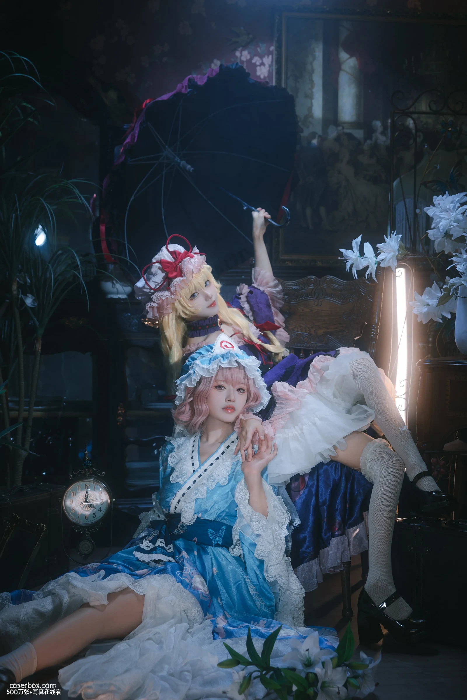 花柒Hana 2025.02.17 肃雨雨雨 八云紫&西行寺幽幽子 - 在线看可下载原图