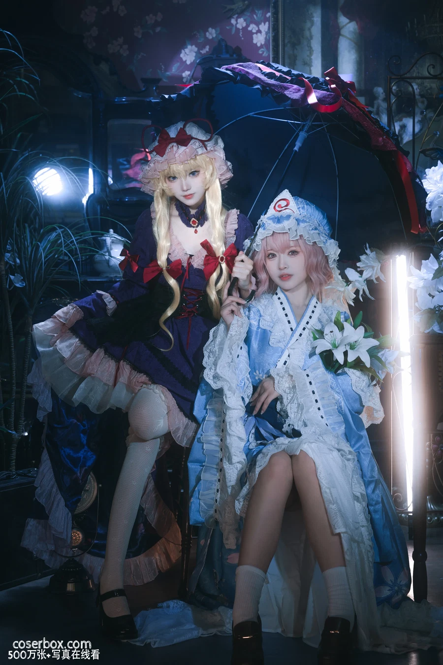 花柒Hana 2025.02.16 肃雨雨雨 八云紫&西行寺幽幽子 - 在线看可下载原图