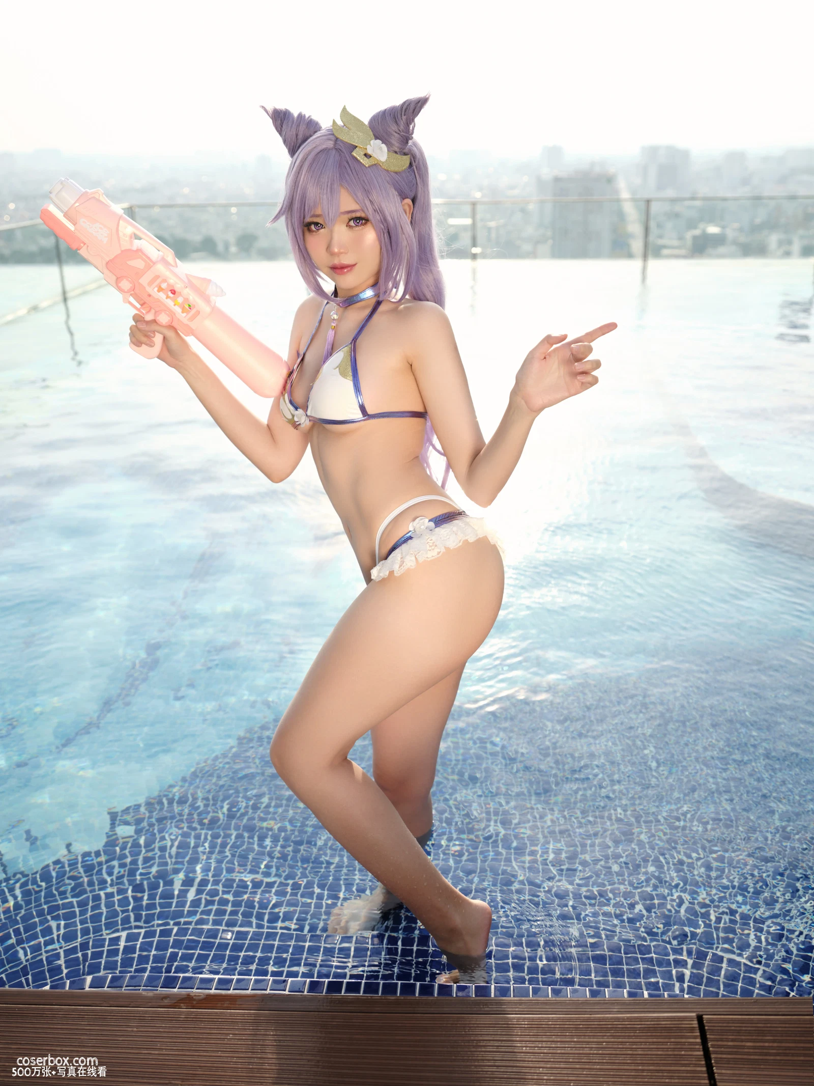 ZinieQ 2025.02.21 Keqing Bikini 刻晴 比基尼 - 在线看可下载原图