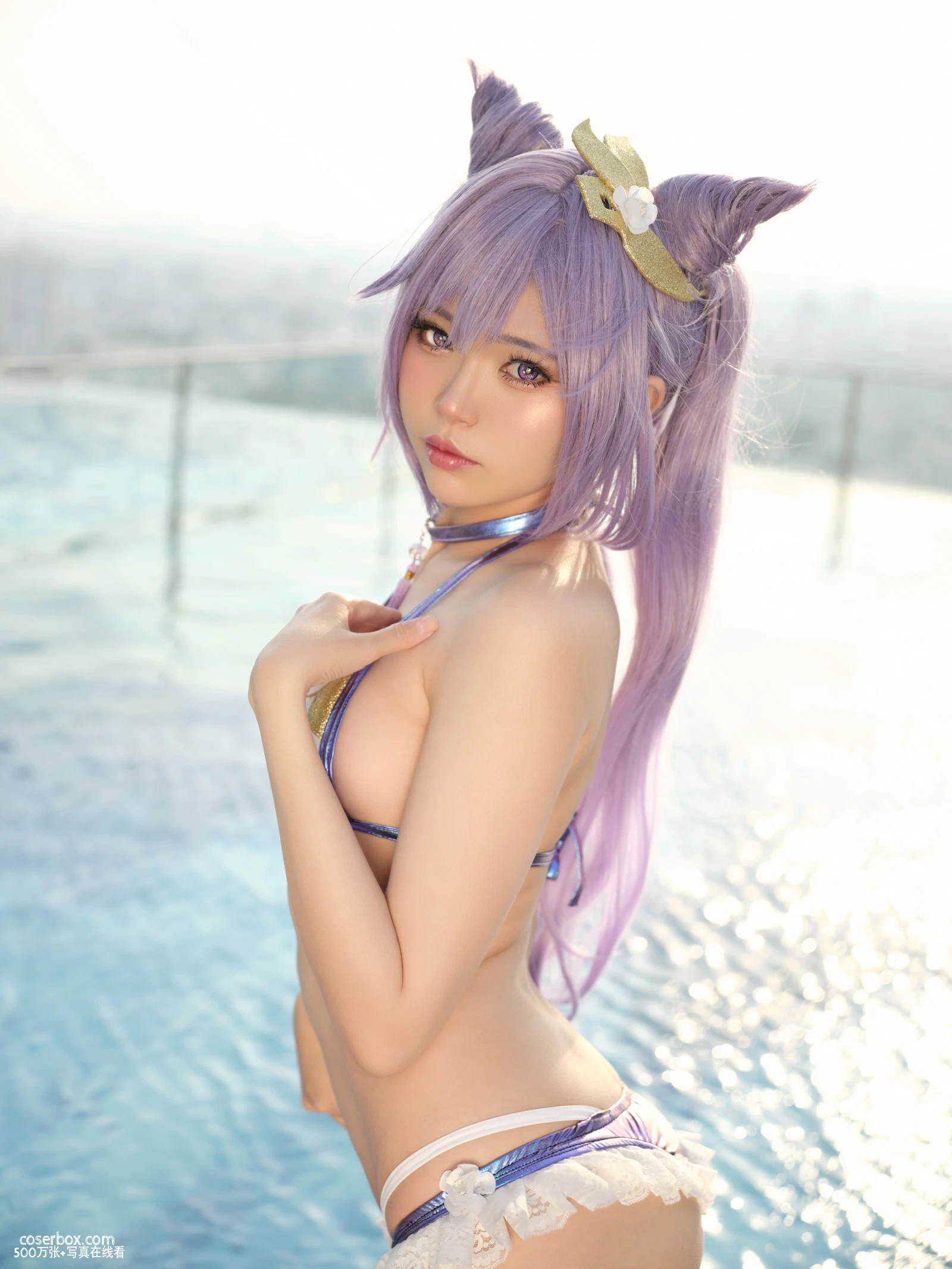 ZinieQ 2025.02.21 Keqing Bikini 刻晴 比基尼 - 在线看可下载原图