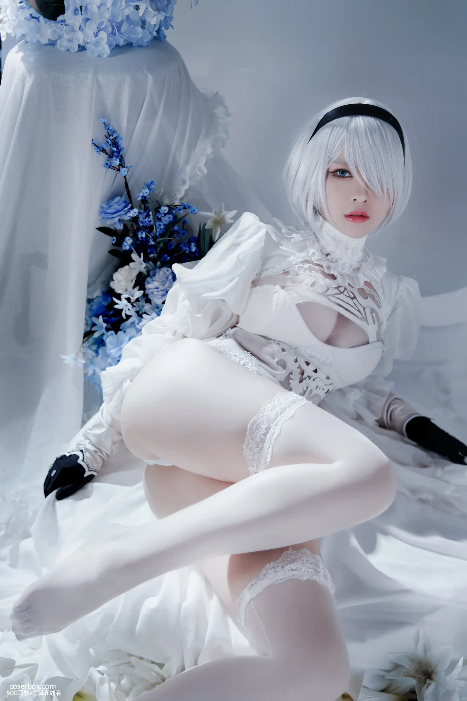 半半子2025.03.19 Automataヨルハ二号B型 白礼服 - 在线看可下载原图