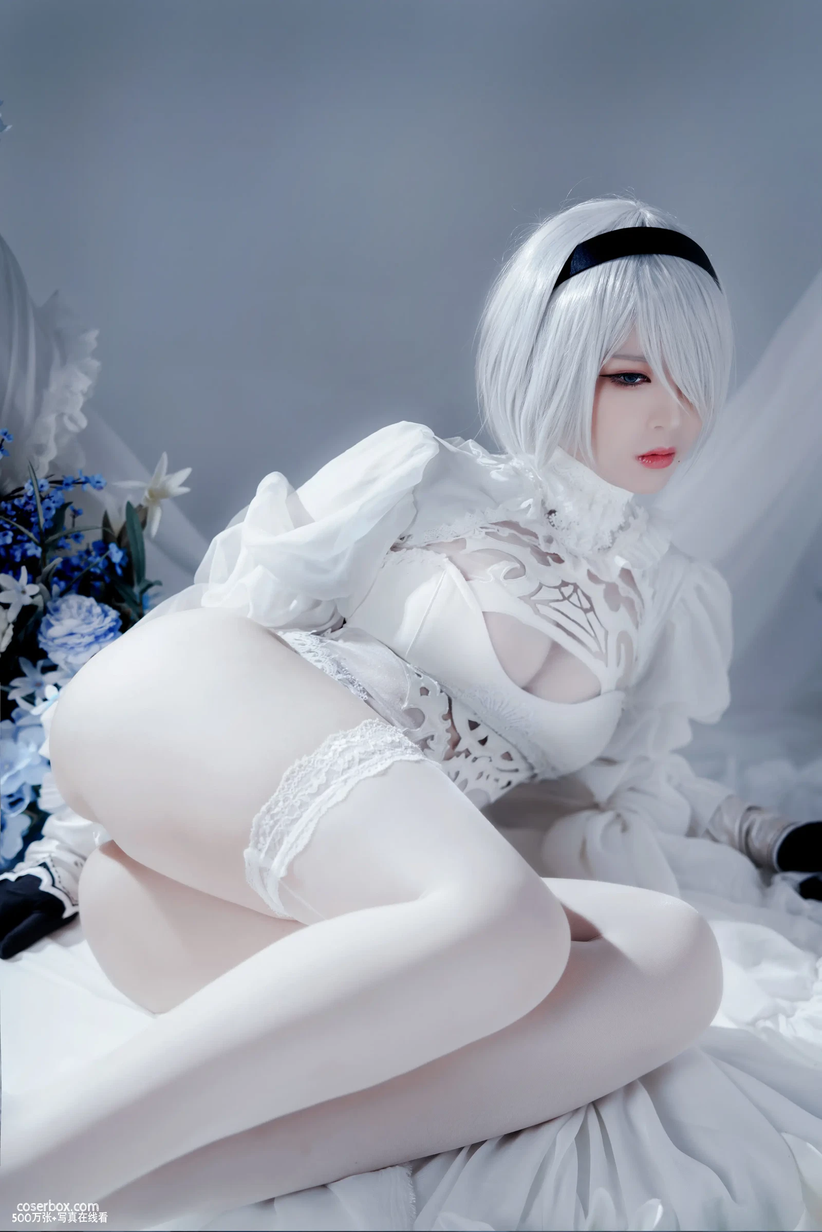 半半子2025.03.19 Automataヨルハ二号B型 白礼服 - 在线看可下载原图