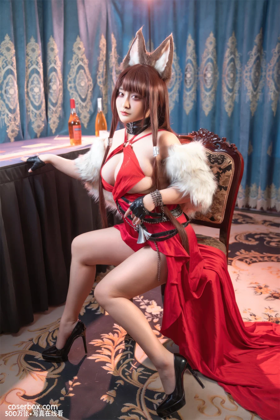 洛璃LoLiSAMA 2025.04.15 碧蓝航线 赤城 礼服 - 在线看可下载原图