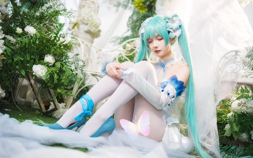 挽希 2025.05.03 miku·粉蝶花精灵 - 在线看可下载原图