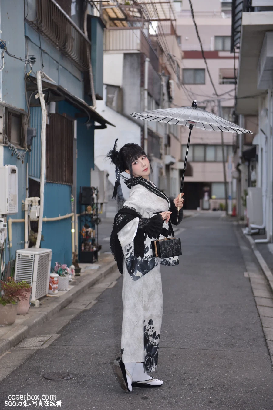 水淼aqua 2025.07.15 Black Lace Kimono - 在线看可下载原图