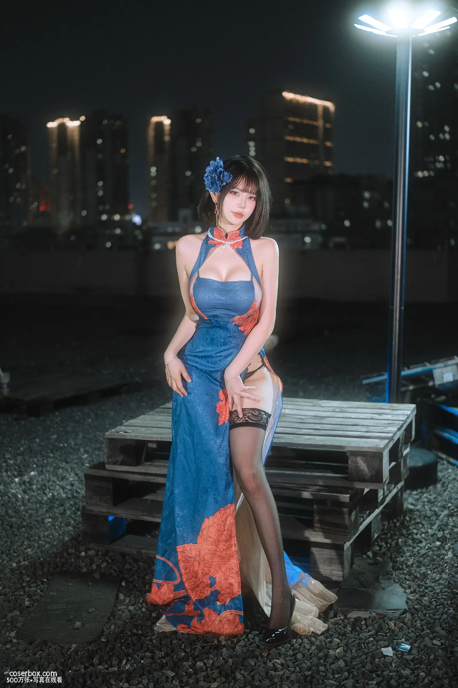 Tina很妖孽呀 2025.09.25 碧蓝航线-建武旗袍 - 在线看可下载原图