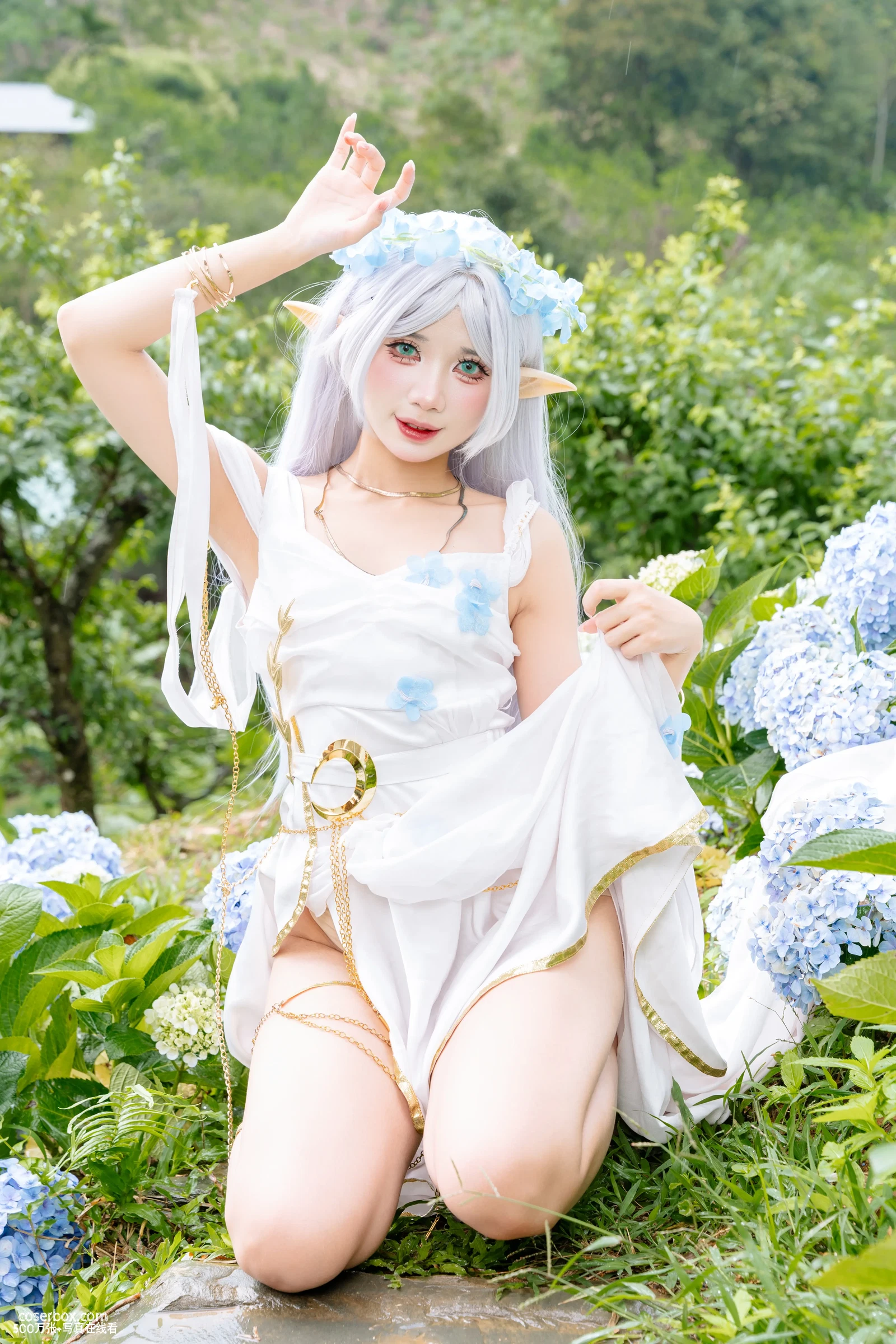 PoppaChan 2025.11.13 Frieren Blue Valley Dress - 在线看可下载原图