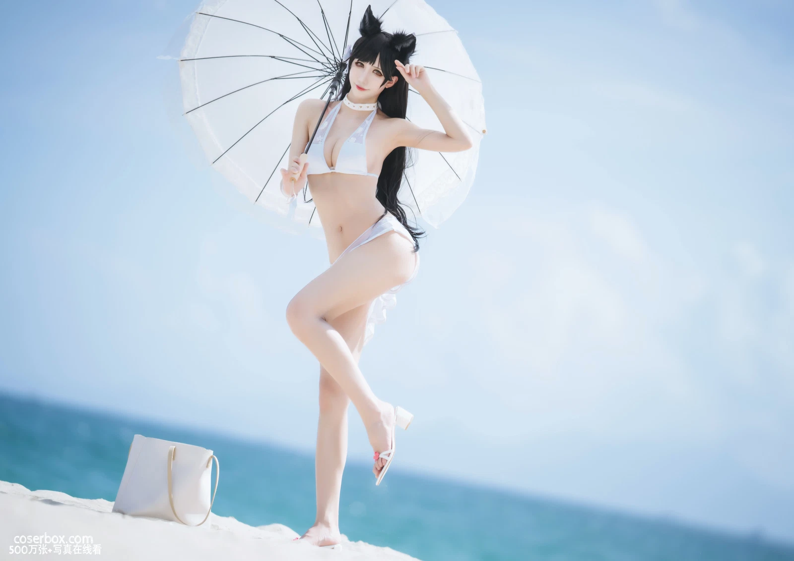 masaki雅祈 2025.11.24 碧蓝航线 爱宕 泳装 - 在线看可下载原图