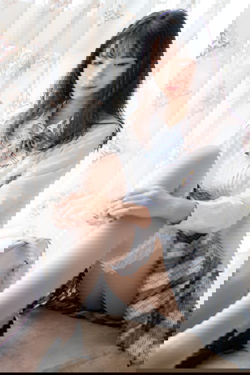 西瓜少女 NO.021 JK格子裙 - 在线看可下载原图