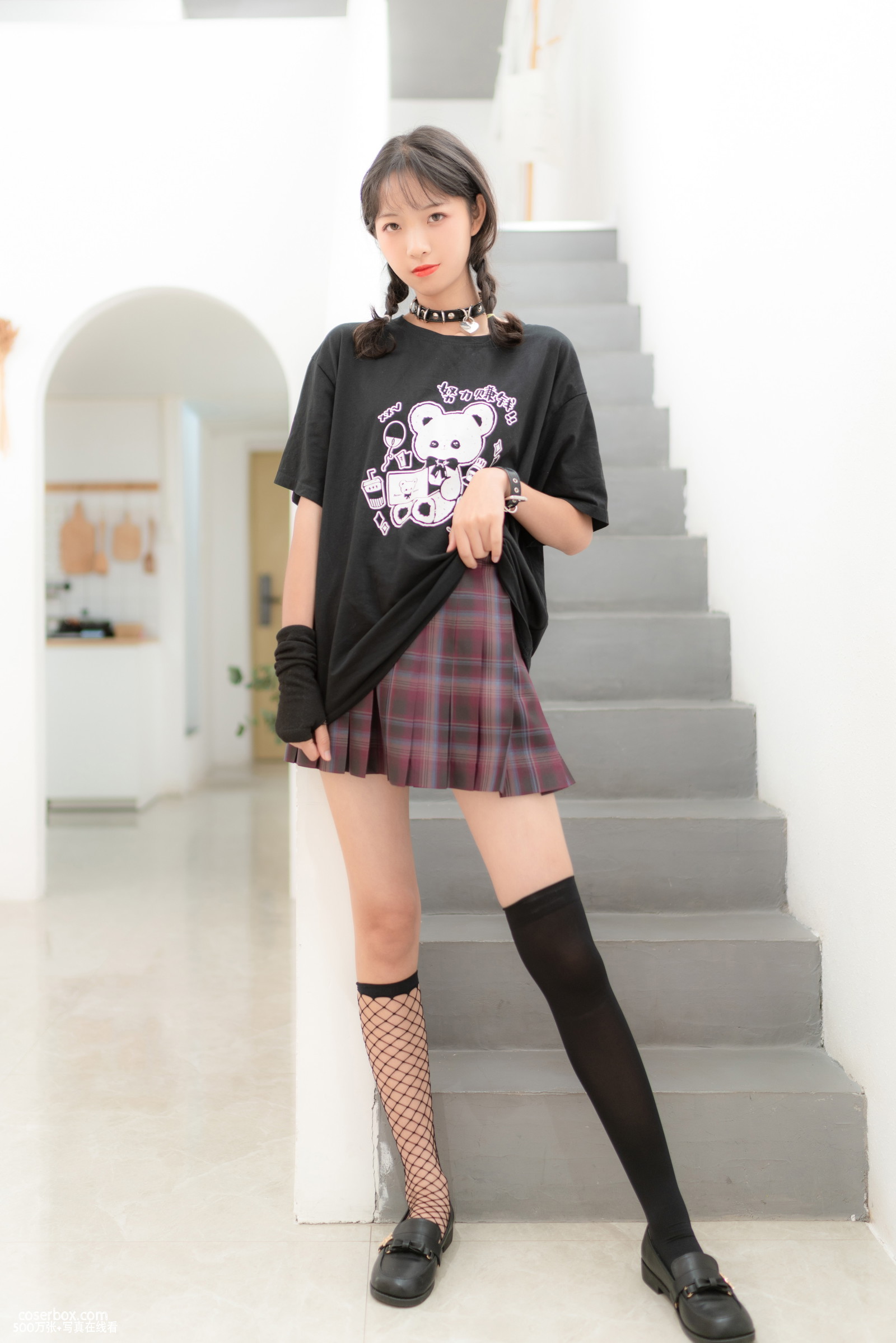 西瓜少女 NO.025 JK双拼袜 - 在线看可下载原图