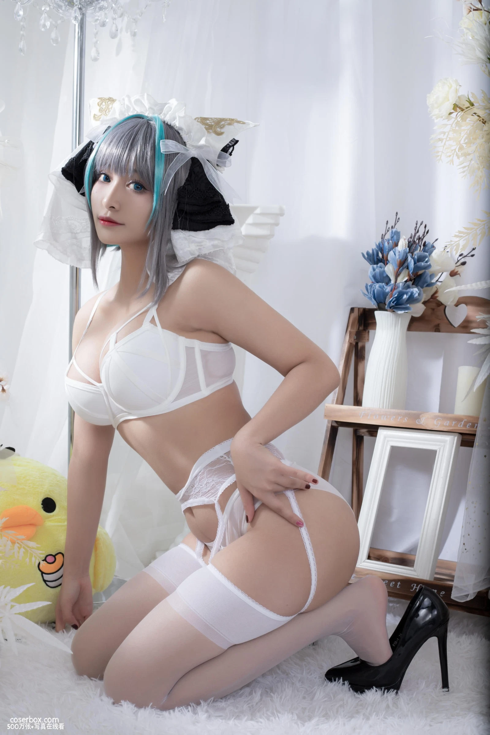 洛璃 LoLiSAMA 2025.12.28 碧蓝航线 柴郡同人内衣 - 在线看可下载原图